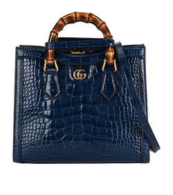 Medium Diana, Croc, Blue, 660195 520981, S/DB, 3*